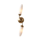 Kalco Lighting 520622WB Winter Brass Crest 26-in 2 Light Socket Winter Brass Wall Sconce Image 1