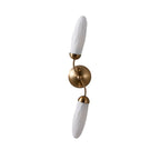 Kalco Lighting 520622WB Winter Brass Crest 26-in 2 Light Socket Winter Brass Wall Sconce Image 2