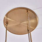 Kalco Lighting 520751WB Winter Brass Vertical 18-in 3 Light Led Winter Brass Multi-pendant Image 3