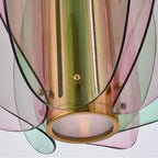 Kalco Lighting 521055WB Winter Brass Tulipa 14.5-in 1 Light Led Winter Brass Pendant Image 3