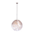 Kalco Lighting 521156PAB Pearlized Antique Brass Sphere 28-in 6 Light Socket Pearlized Antique Brass Pendant Image 1