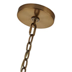 Kalco Lighting 521356VGB Vintage Brass Duet 36-in 18 Light Socket Vintage Brass Chandelier Image 3