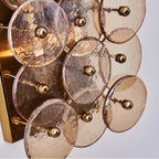 Kalco Lighting 521524PWB Polished Winter Brass Hortensia 18.5-in 4 Light Socket Polished Winter Brass Wall Sconce Image 3