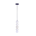 Kalco Lighting 522012MB Matte Black Pearls 5.5-in 1 Light Socket Matte Black Pendant Image 3
