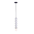 Kalco Lighting 522013MB Matte Black Pearls 5.5-in 1 Light Socket Matte Black Pendant Image 1