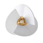 Kalco Lighting 522154BGLW Bright Gold With White Rotary 20.5-in 4 Light Socket Bright Gold/white Pendant Image 5