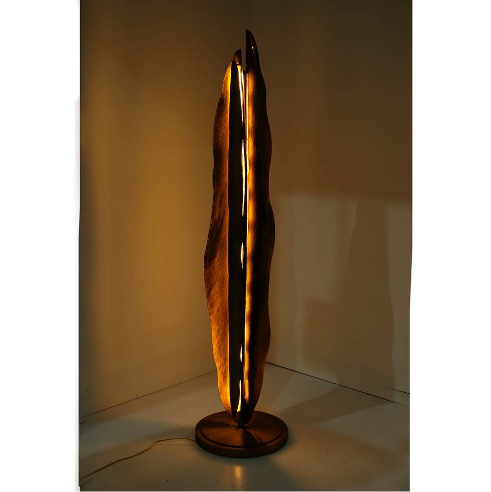 Kalco Lighting Folia 68-in 1 Light Led Warm Gold Floor Lamp