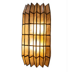 Kalco Lighting 522621OL Oxidized Gold Leaf Fractal 8.5-in 2 Light Socket Oxidized Gold Leaf Wall Sconce Image 6