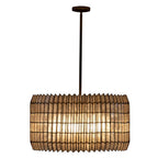 Kalco Lighting 522655OL Oxidized Gold Leaf Fractal 28-in 8 Light Socket Oxidized Gold Leaf Chandelier Image 9