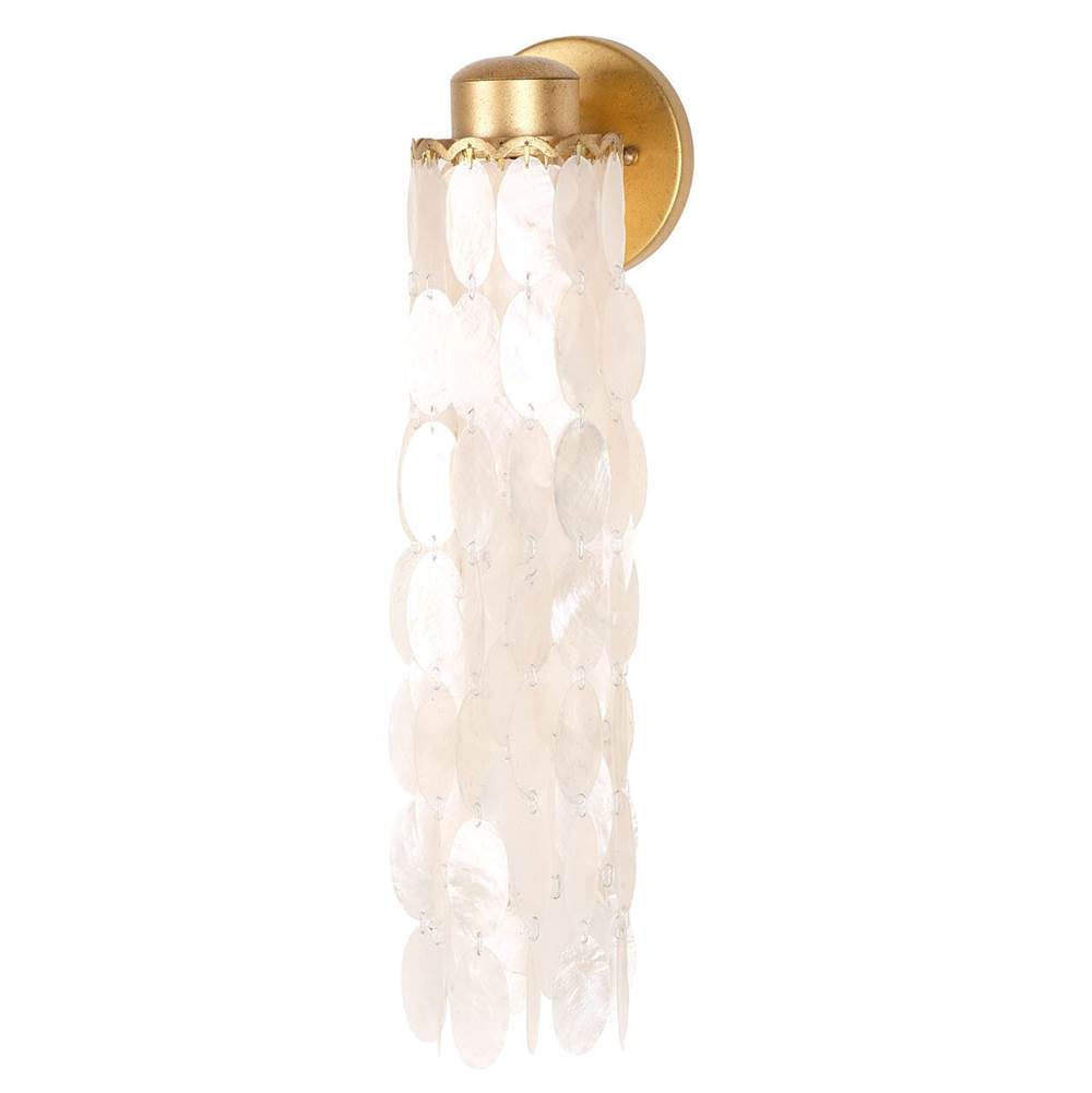 Kalco Lighting 522721OL Oxidized Gold Leaf Edgy 18-in 1 Light Led Oxidized Gold Leaf Wall Sconce Image 1