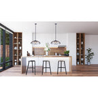 Kalco Lighting 522756MB Matte Black Ferrum 28-in 1 Light Socket Matte Black Pendant Image 2
