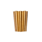 Kalco Lighting 522822BGL Bright Gold Ripple 12-in 2 Light Socket Bright Gold Wall Sconce Image 1