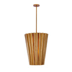 Kalco Lighting 522851BGL Bright Gold Ripple 20.5-in 6 Light Socket Bright Gold Pendant Image 1