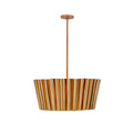 Kalco Lighting 522856BGL Bright Gold Ripple 27.5-in 6 Light Socket Bright Gold Chandelier Image 1