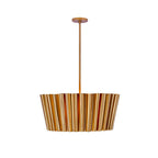 Kalco Lighting 522856BGL Bright Gold Ripple 27.5-in 6 Light Socket Bright Gold Chandelier Image 1