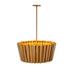 Kalco Lighting 522856BGL Bright Gold Ripple 27.5-in 6 Light Socket Bright Gold Chandelier Image 3