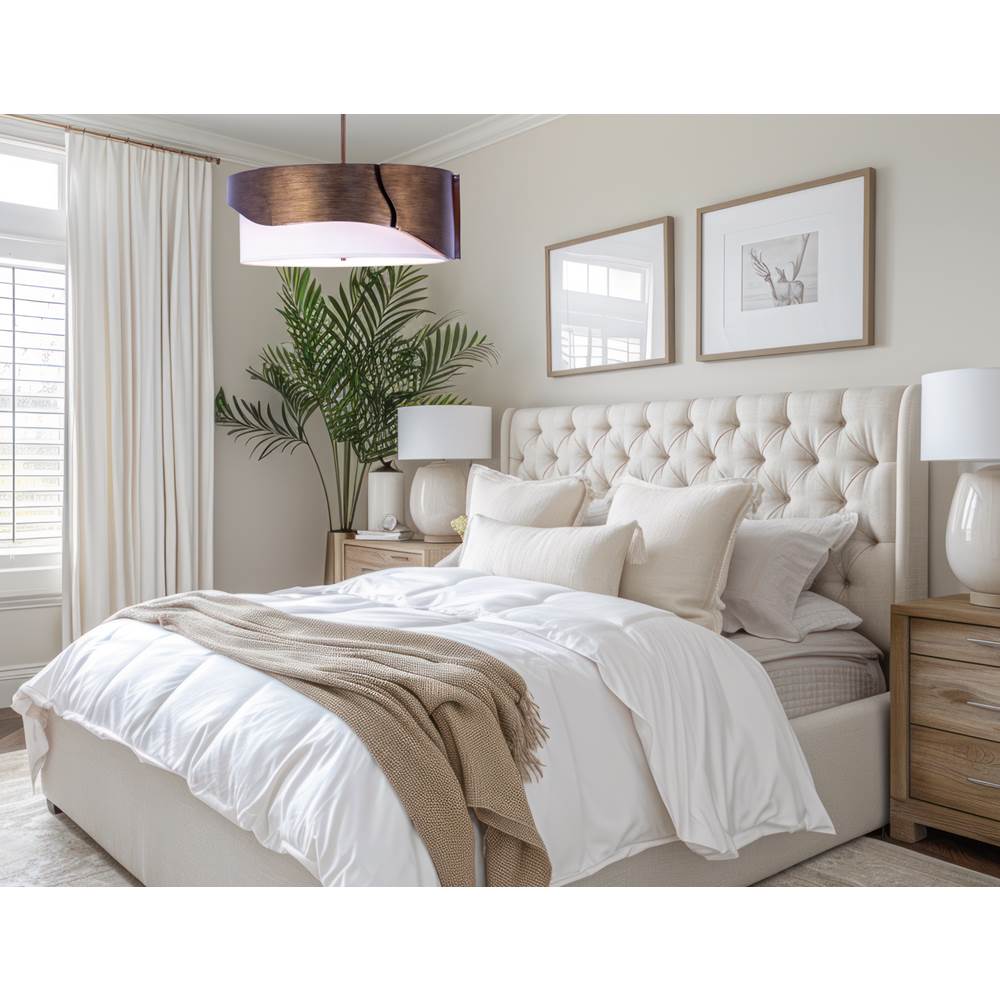Kalco Lighting 523056BGD Brushed Gold Midway 28-in 6 Light Socket Brushed Gold Chandelier Image 3
