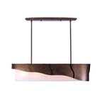 Kalco Lighting 523065BGD Brushed Gold Midway 48-in 6 Light Socket Brushed Gold Linear Pendant Image 1