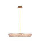 Kalco Lighting Geo 39-in 1 Light Led Oxidized Gold Leaf Chandelier