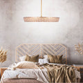Kalco Lighting 523156OL Oxidized Gold Leaf Geo 39-in 1 Light Led Oxidized Gold Leaf Chandelier Image 1