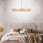 Kalco Lighting 523156OL Oxidized Gold Leaf Geo 39-in 1 Light Led Oxidized Gold Leaf Chandelier Image 1