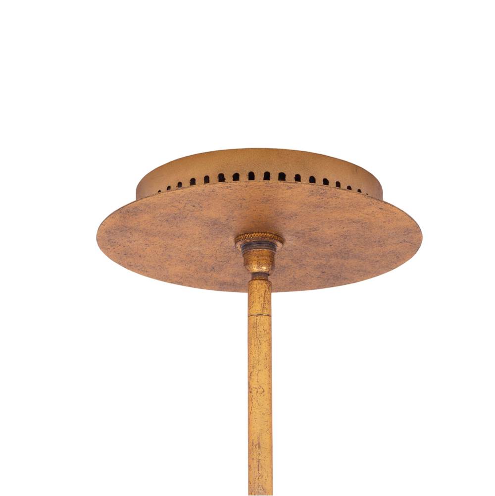 Kalco Lighting 523155OL Oxidized Gold Leaf Geo 27-in 1 Light Led Oxidized Gold Leaf Pendant Image 2