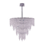 Kalco Lighting 523256CH Polished Chrome Gisel 32-in 19 Light Socket Polished Chrome Tiered Chandelier Image 3