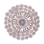 Kalco Lighting 523256CH Polished Chrome Gisel 32-in 19 Light Socket Polished Chrome Tiered Chandelier Image 2