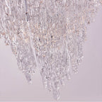 Kalco Lighting 523256CH Polished Chrome Gisel 32-in 19 Light Socket Polished Chrome Tiered Chandelier Image 4