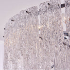 Kalco Lighting Gisel 32-in 19 Light Socket Polished Chrome Tiered Chandelier