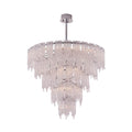 Kalco Lighting 523257CH Polished Chrome Gisel 40-in 22 Light Socket Polished Chrome Tiered Chandelier Image 1