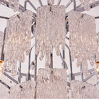Kalco Lighting 523257CH Polished Chrome Gisel 40-in 22 Light Socket Polished Chrome Tiered Chandelier Image 5