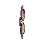 Kalco Lighting Spat 24-in 2 Light Led Pearlized Antique Brass Wall Sconce