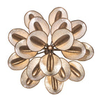 Kalco Lighting 523356PAB Pearlized Antique Brass Spat 37-in 1 Light Led Pearlized Antique Brass Tiered Chandelier Image 3