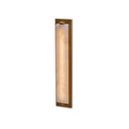 Kalco Lighting 523431TRB True Brass Gypsum 25-in 1 Light Led True Brass Wall Sconce Image 3