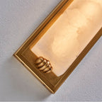 Kalco Lighting 523431TRB True Brass Gypsum 25-in 1 Light Led True Brass Wall Sconce Image 4