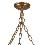 Kalco Lighting 523455WB Winter Brass Camellia 28-in 6 Light Socket Winter Brass Chandelier Image 5