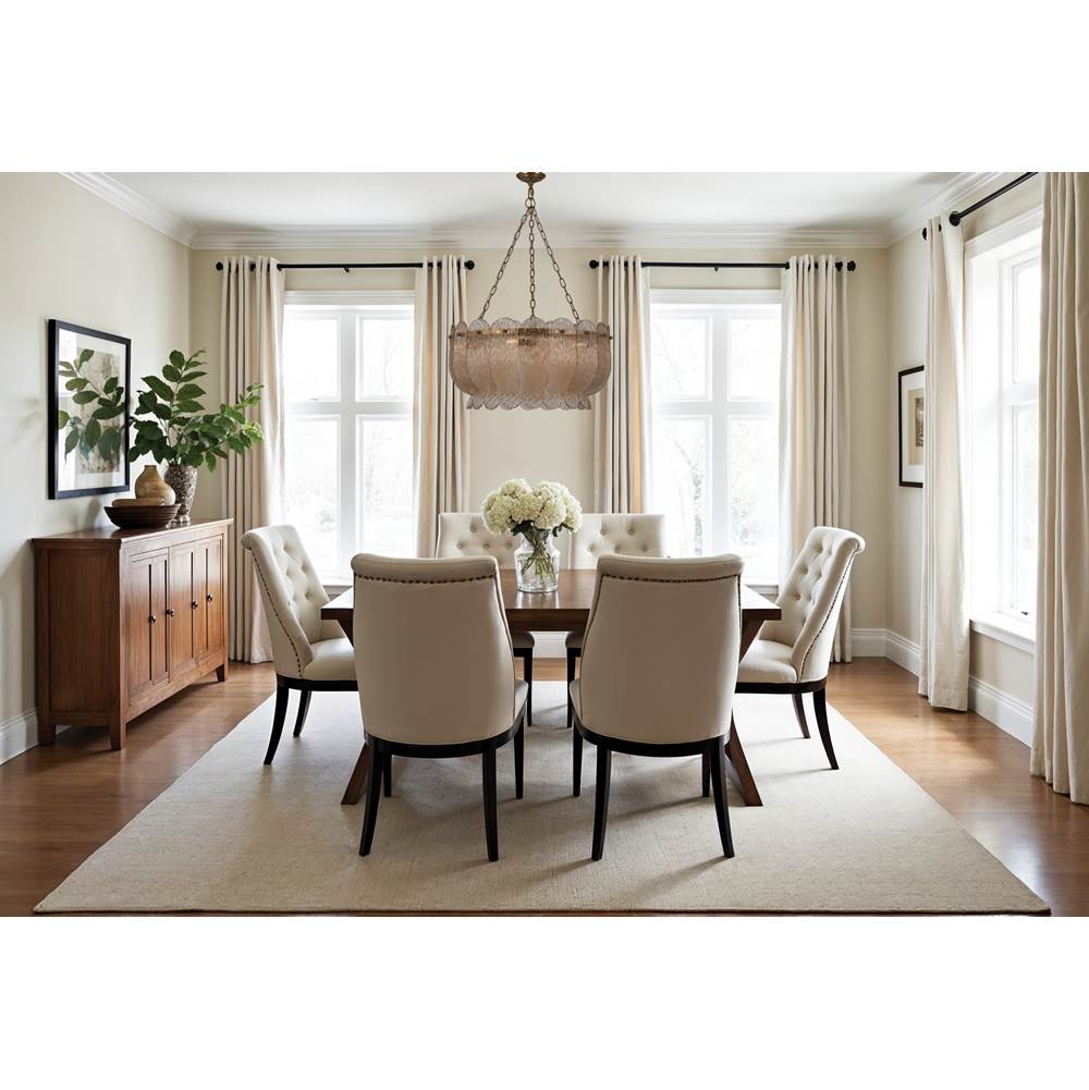 Kalco Lighting 523455WB Winter Brass Camellia 28-in 6 Light Socket Winter Brass Chandelier Image 2