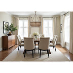 Kalco Lighting 523455WB Winter Brass Camellia 28-in 6 Light Socket Winter Brass Chandelier Image 2