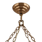 Kalco Lighting 523456WB Winter Brass Camellia 36-in 10 Light Socket Winter Brass Chandelier Image 4