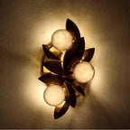 Kalco Lighting 523521WB Winter Brass Blush 16-in 3 Light Socket Winter Brass Wall Sconce Image 2