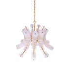 Kalco Lighting Gossamer 32-in 12 Light Socket Oxidized Gold Leaf Chandelier