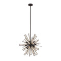 Kalco Lighting 523755MB Matte Black Radiance 26-in 18 Light Socket Matte Black Pendant Image 1
