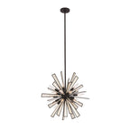 Kalco Lighting 523755MB Matte Black Radiance 26-in 18 Light Socket Matte Black Pendant Image 1
