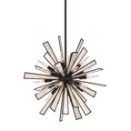 Kalco Lighting 523755MB Matte Black Radiance 26-in 18 Light Socket Matte Black Pendant Image 2