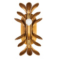 Kalco Lighting 523821WGL Warm Gold Botanica 16-in 1 Light Socket Warm Gold Wall Sconce Image 1