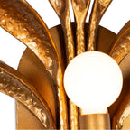 Kalco Lighting 523821WGL Warm Gold Botanica 16-in 1 Light Socket Warm Gold Wall Sconce Image 2