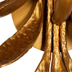 Kalco Lighting 523821WGL Warm Gold Botanica 16-in 1 Light Socket Warm Gold Wall Sconce Image 3