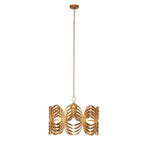 Kalco Lighting 523858WGL Warm Gold Botanica 28-in 8 Light Socket Warm Gold Chandelier Image 1