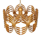 Kalco Lighting Botanica 28-in 8 Light Socket Warm Gold Chandelier